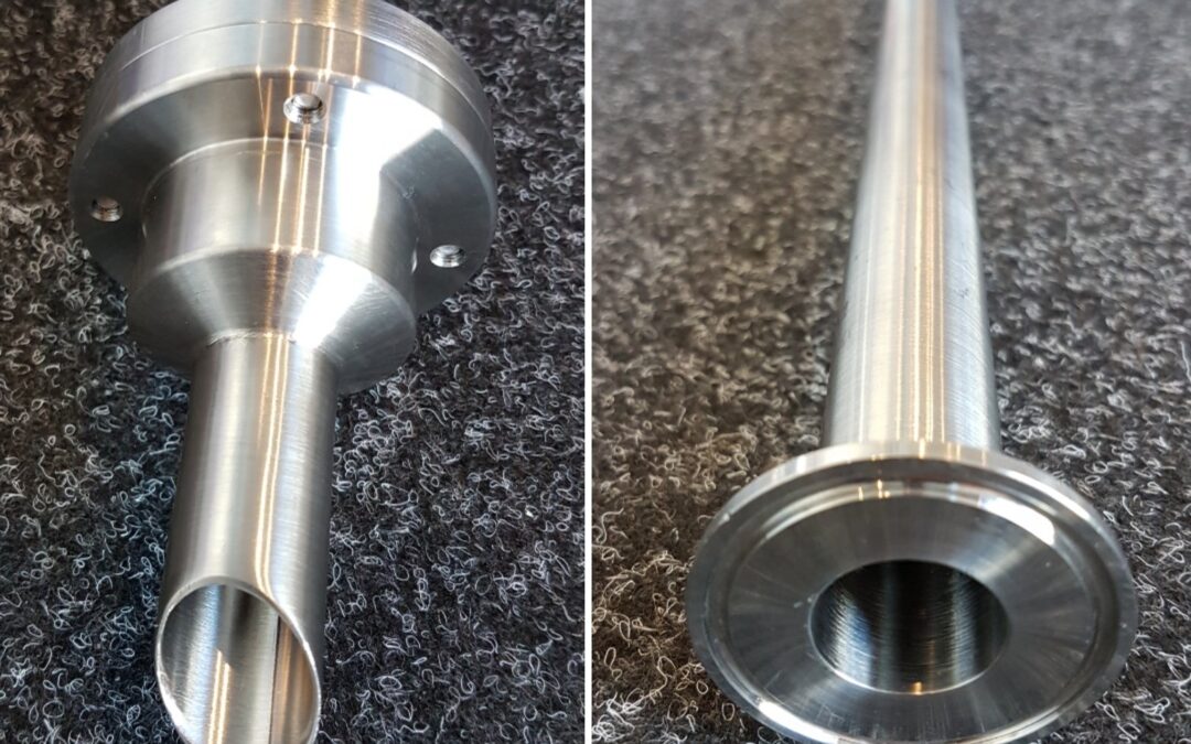 Stainless steel suction lance with non-return valve